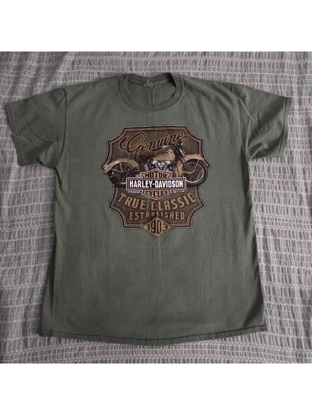 Harley-Davidson True Classic olive green T-shirt